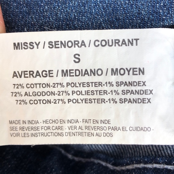 NINE WEST Vintage America Collection Denim Vest, S - Picture 7 of 8